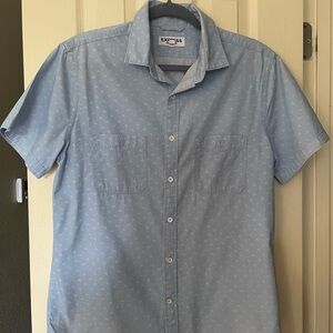 Express Sky Blue Men's Casual Shirt